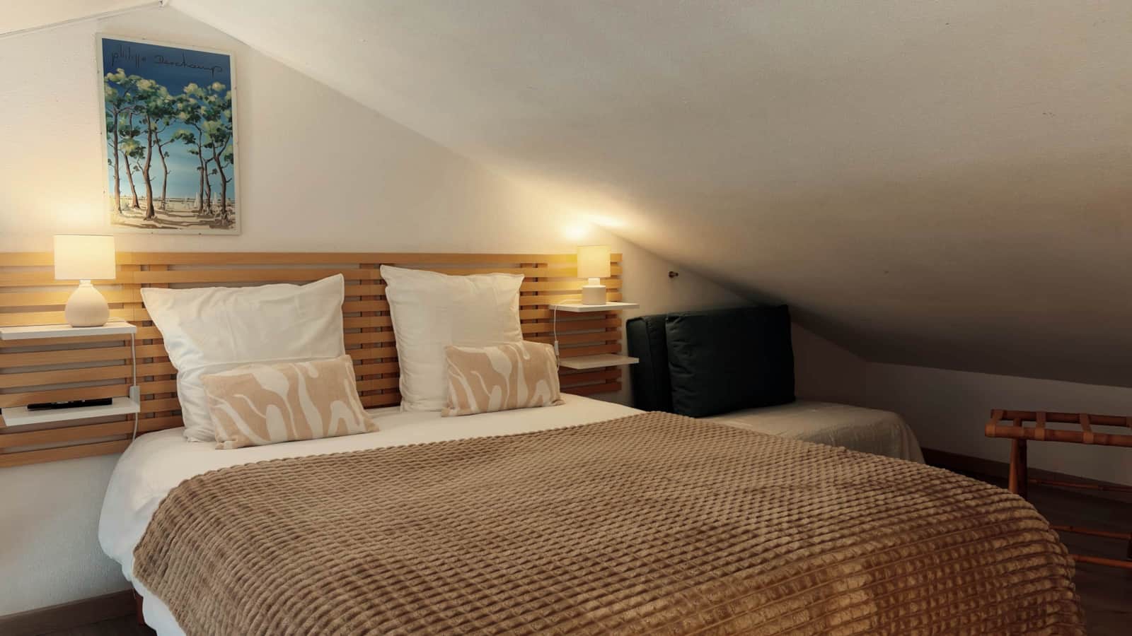 Chambre en mezzanine